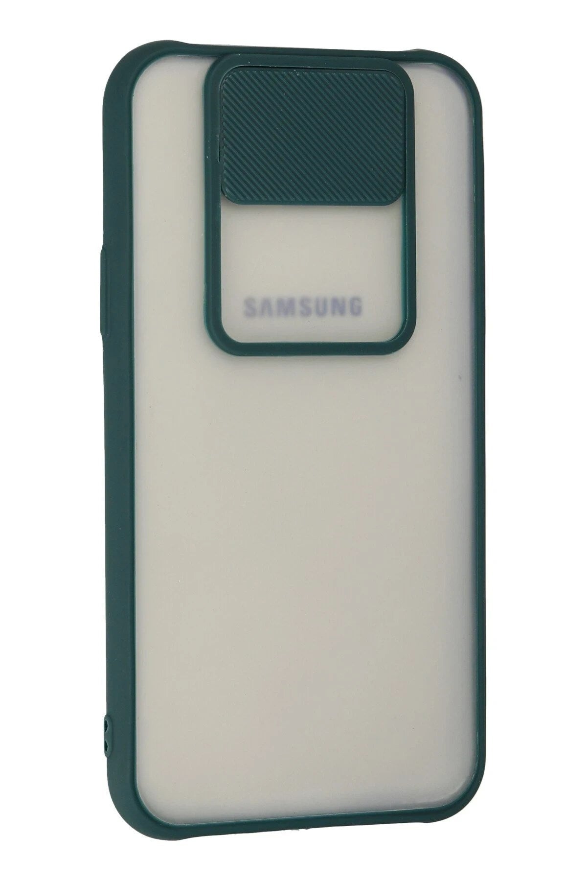 Mey İthalat® Samsung Galaxy J7 Kılıf Palm Buzlu Kamera Sürgülü Silikon - Yeşil
