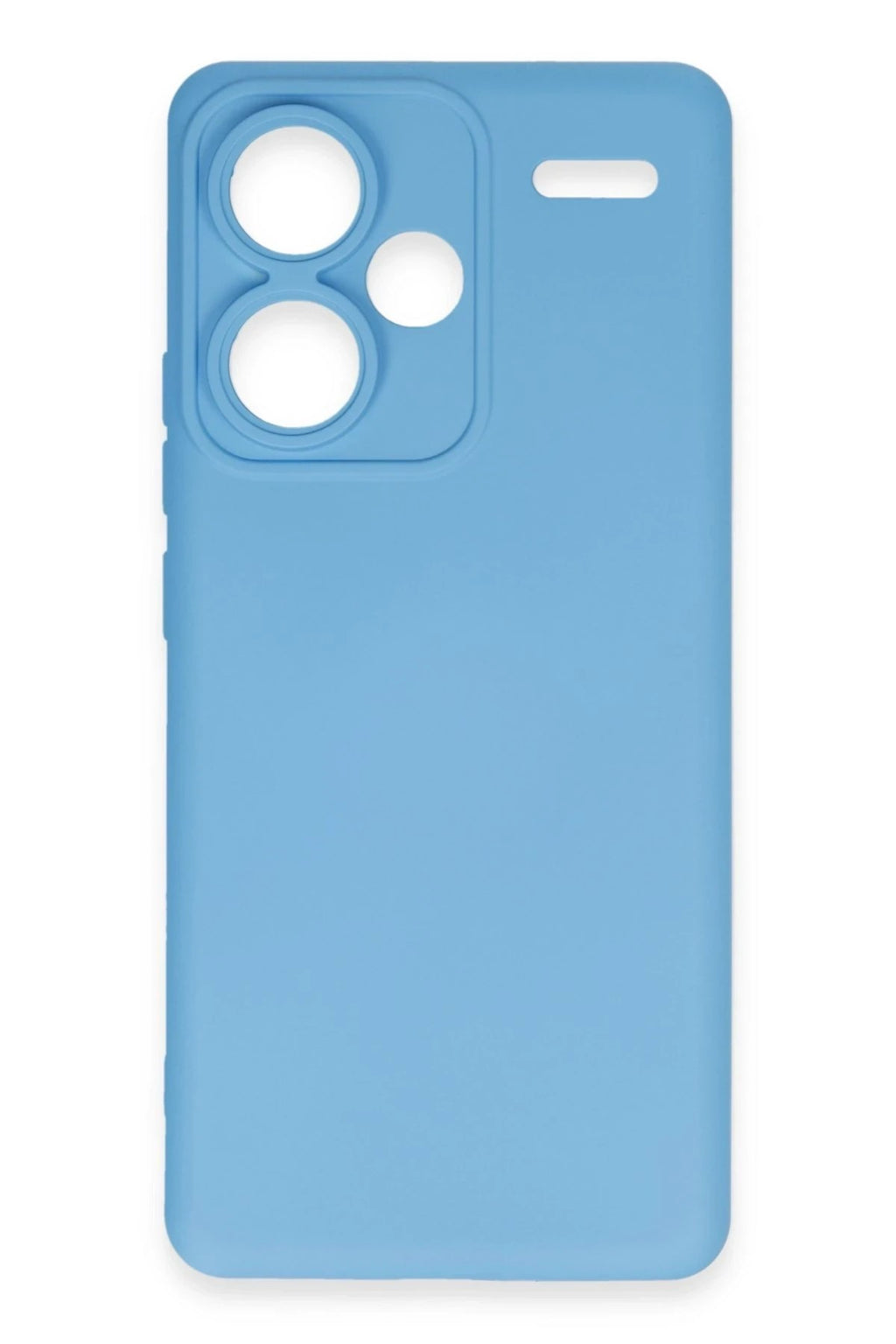 Mey İthalat® Redmi Note 13 Pro Plus Kılıf Nano içi Kadife Silikon - Mavi