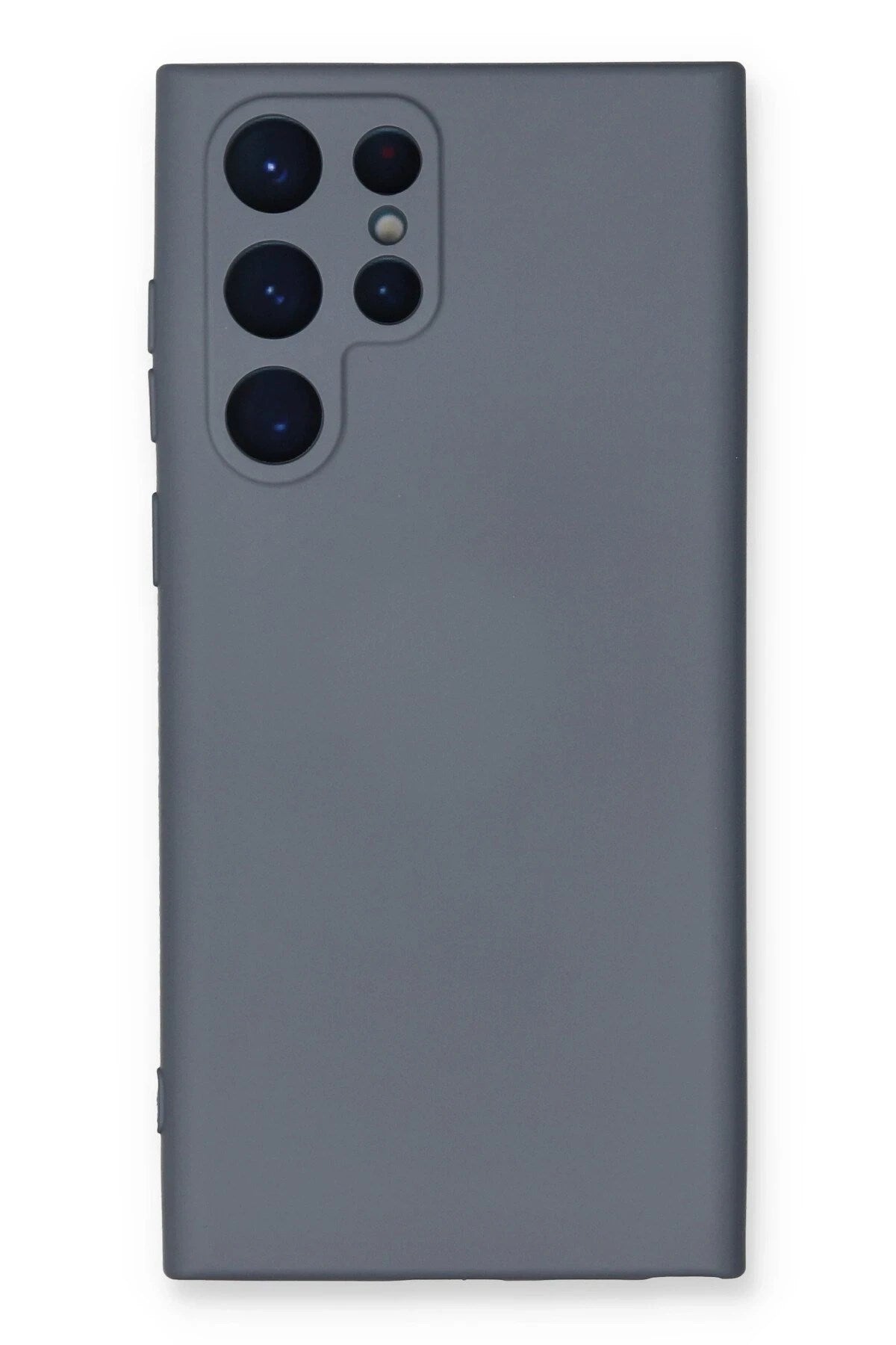Mey İthalat® Samsung Galaxy S22 Ultra Kılıf Nano içi Kadife Silikon - Gri