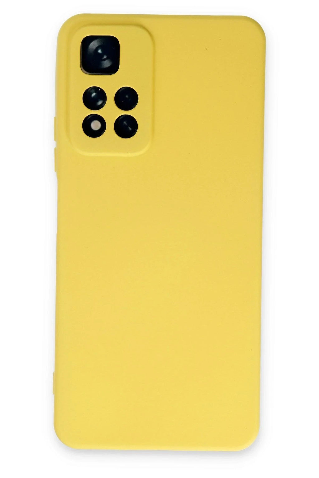 Mey İthalat® Redmi Note 11 Pro Plus 5G Kılıf Nano içi Kadife Silikon - Sarı