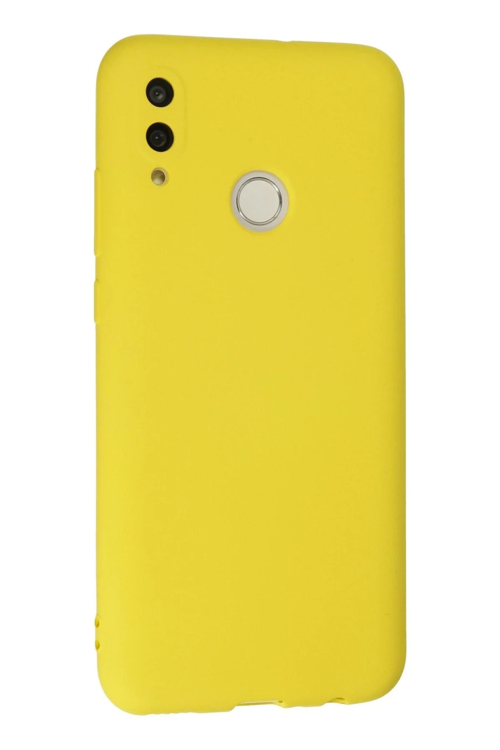 Mey İthalat® Huawei P Smart 2019 Kılıf Nano içi Kadife Silikon - Sarı