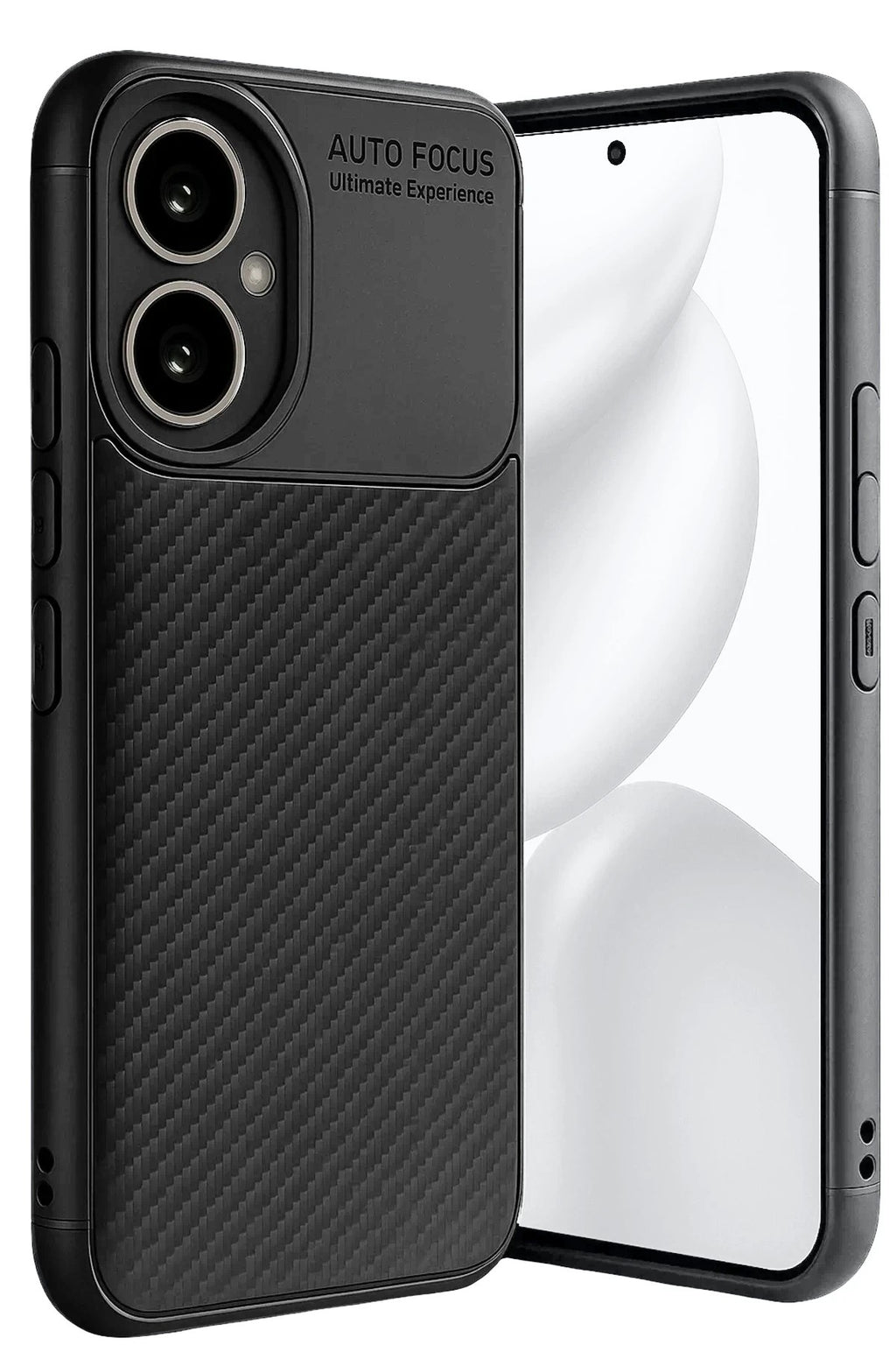 Mey İthalat® Honor 400 Kılıf Auto Focus Karbon Kapak - Siyah