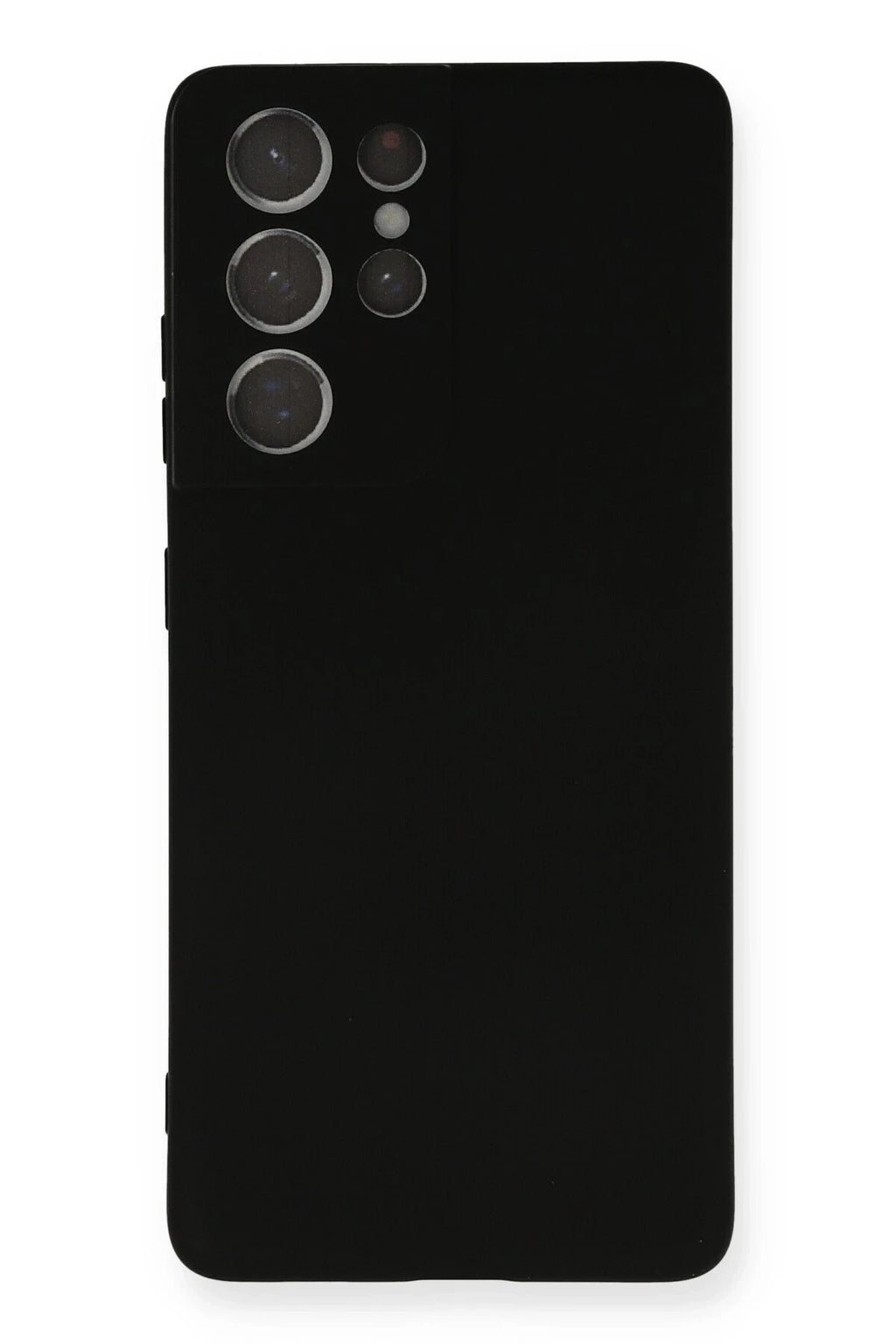 Mey İthalat® Samsung Galaxy S21 Ultra Kılıf Nano içi Kadife Silikon - Siyah