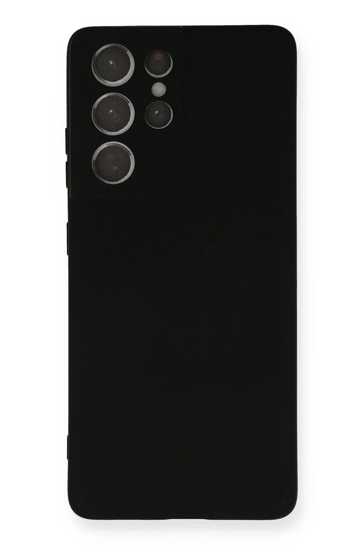 Mey İthalat® Samsung Galaxy S21 Ultra Kılıf Nano içi Kadife Silikon - Siyah