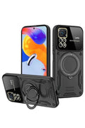 Mey İthalat® Realme 11 Pro Plus Joy Lens Standlı Kapak - Siyah