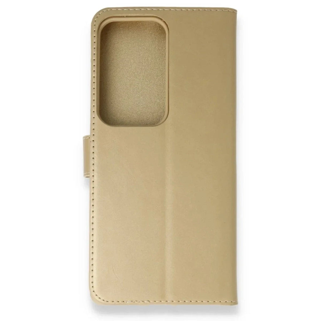 Mey İthalat® Samsung Galaxy S20 Ultra Trend S Plus Kapaklı Kılıf - Gold