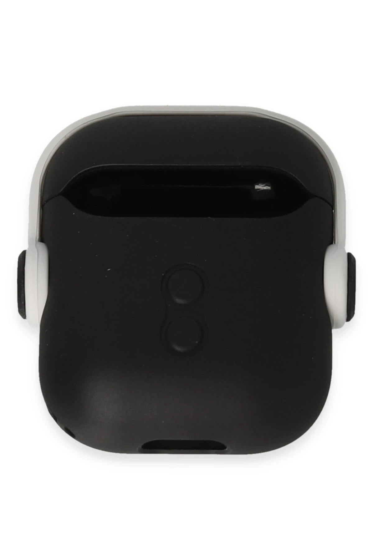 Mey İthalat® Airpods 2 (2.nesil) Cool Kılıf - Siyah-Beyaz