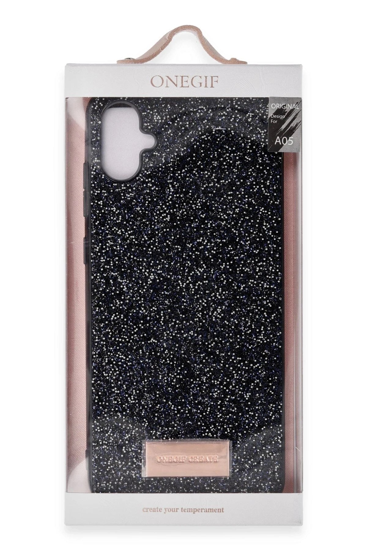 Mey İthalat® Samsung Galaxy A05 Bright Simli Kapak - Gümüş