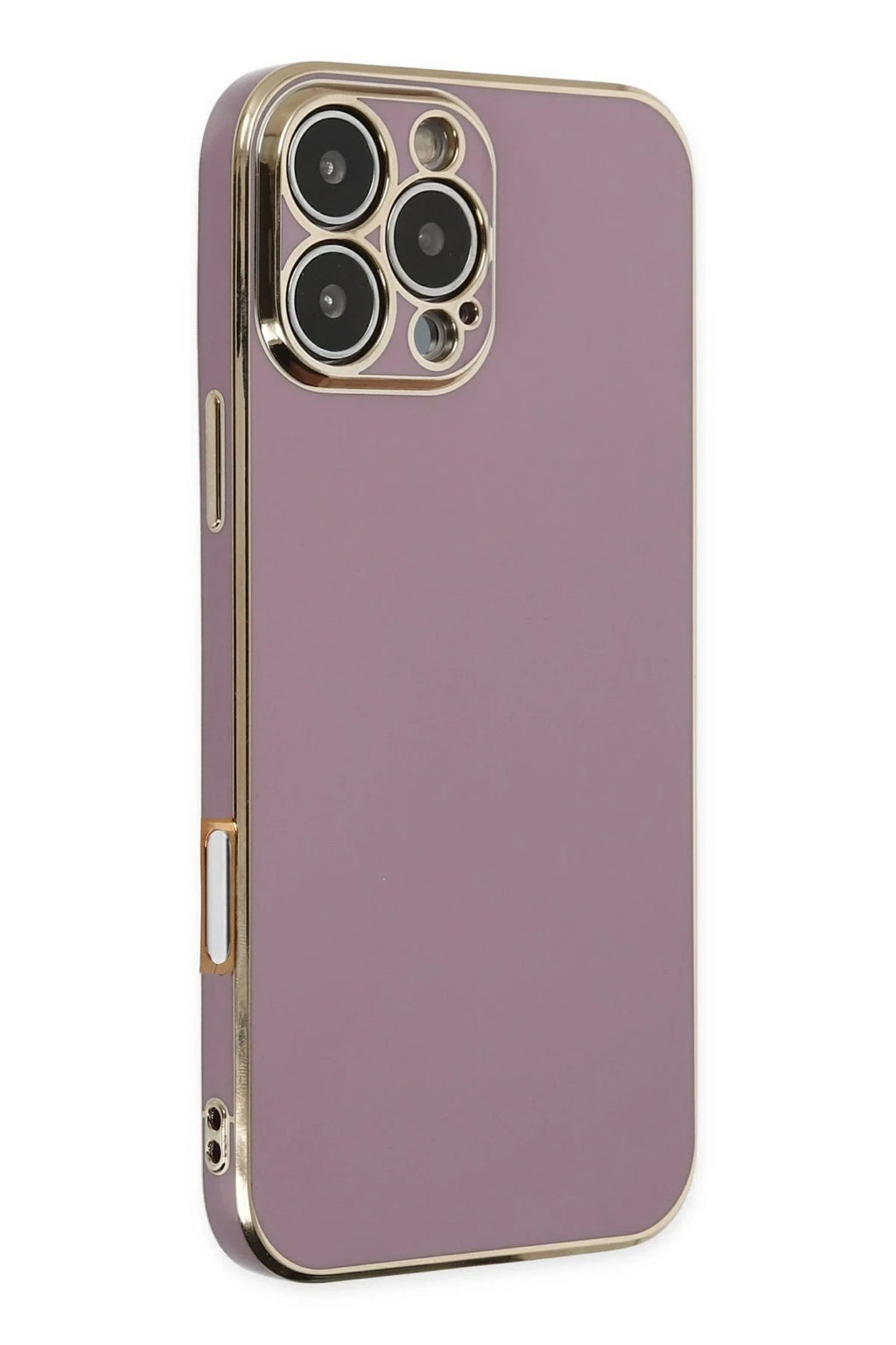 Mey İthalat® iPhone 16 Pro Max Kılıf Volet Silikon - Mor