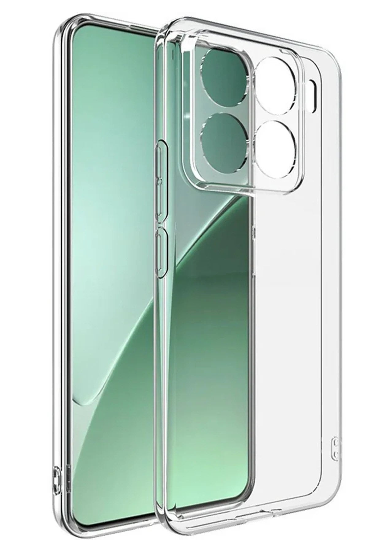 Mey İthalat® Mi 15T Pro Lüx Şeffaf Silikon - Şeffaf