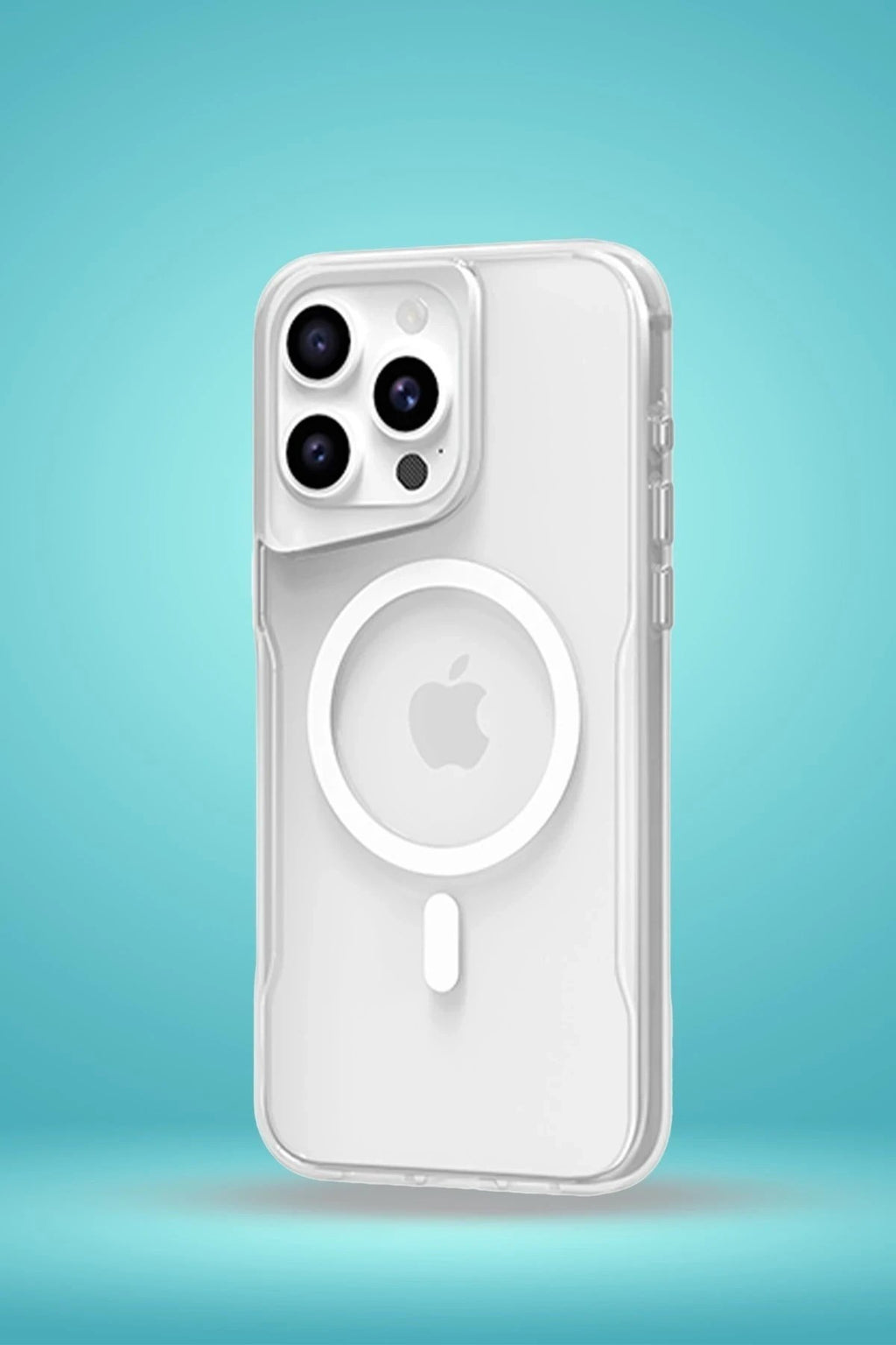Mey İthalat® iPhone 16 Plus Kılıf PC Poso Magsafe Kapak - Şeffaf