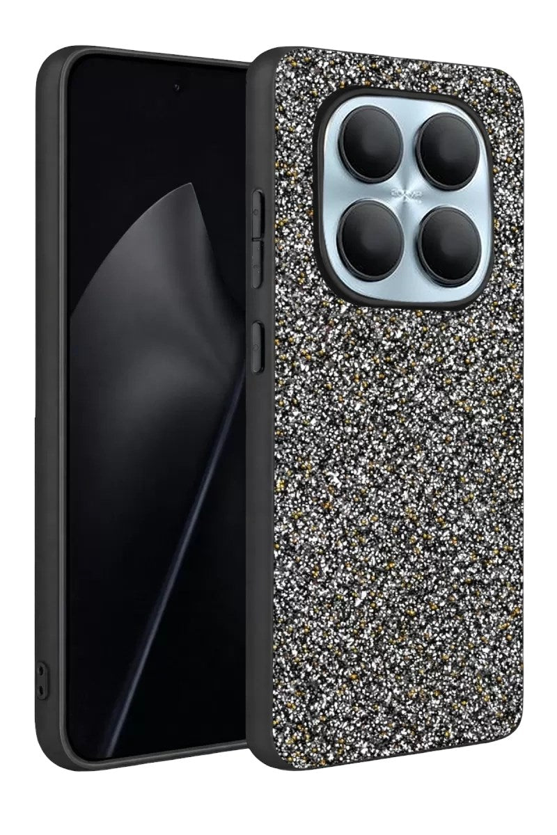 Mey İthalat® Redmi Note 15 Pro 5G Bright Simli Kapak - Gold