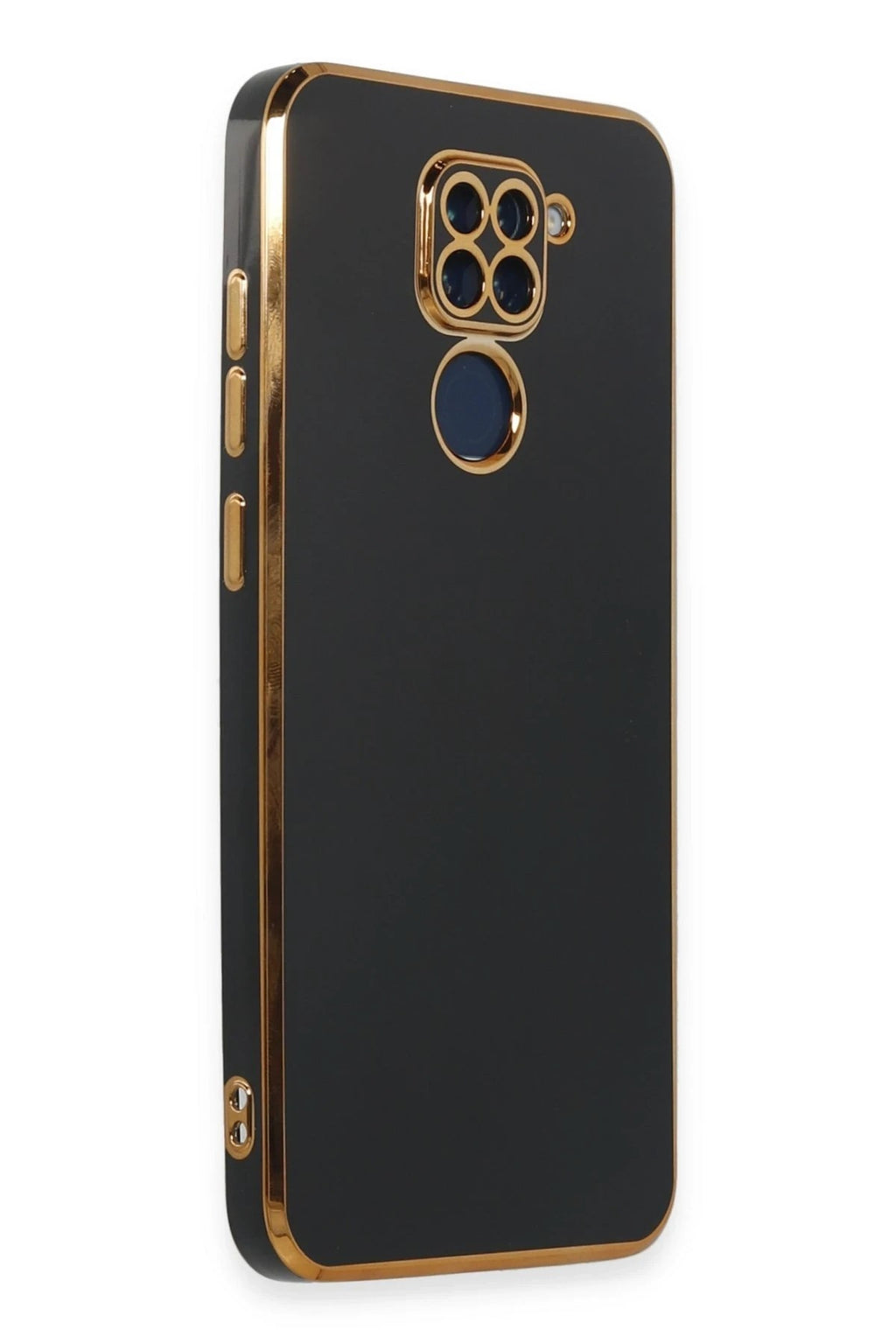 Mey İthalat® Redmi Note 9 Kılıf Volet Silikon - Siyah