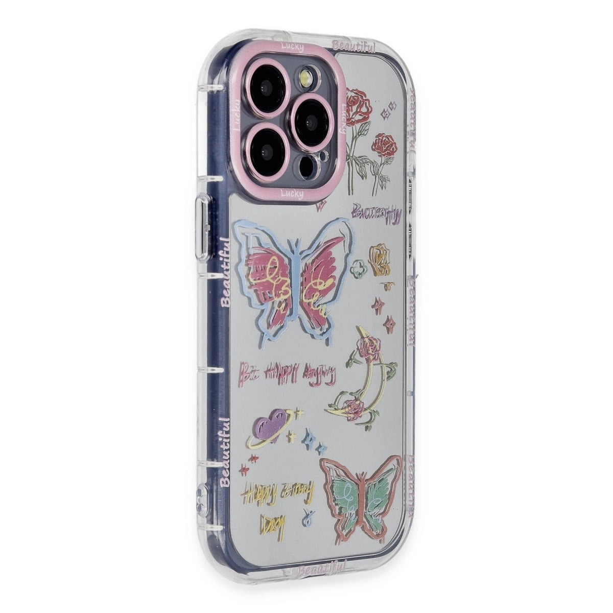 Mey İthalat® iPhone 15 Pro Max Kılıf Reflexion Desenli Kapak - Desen 8