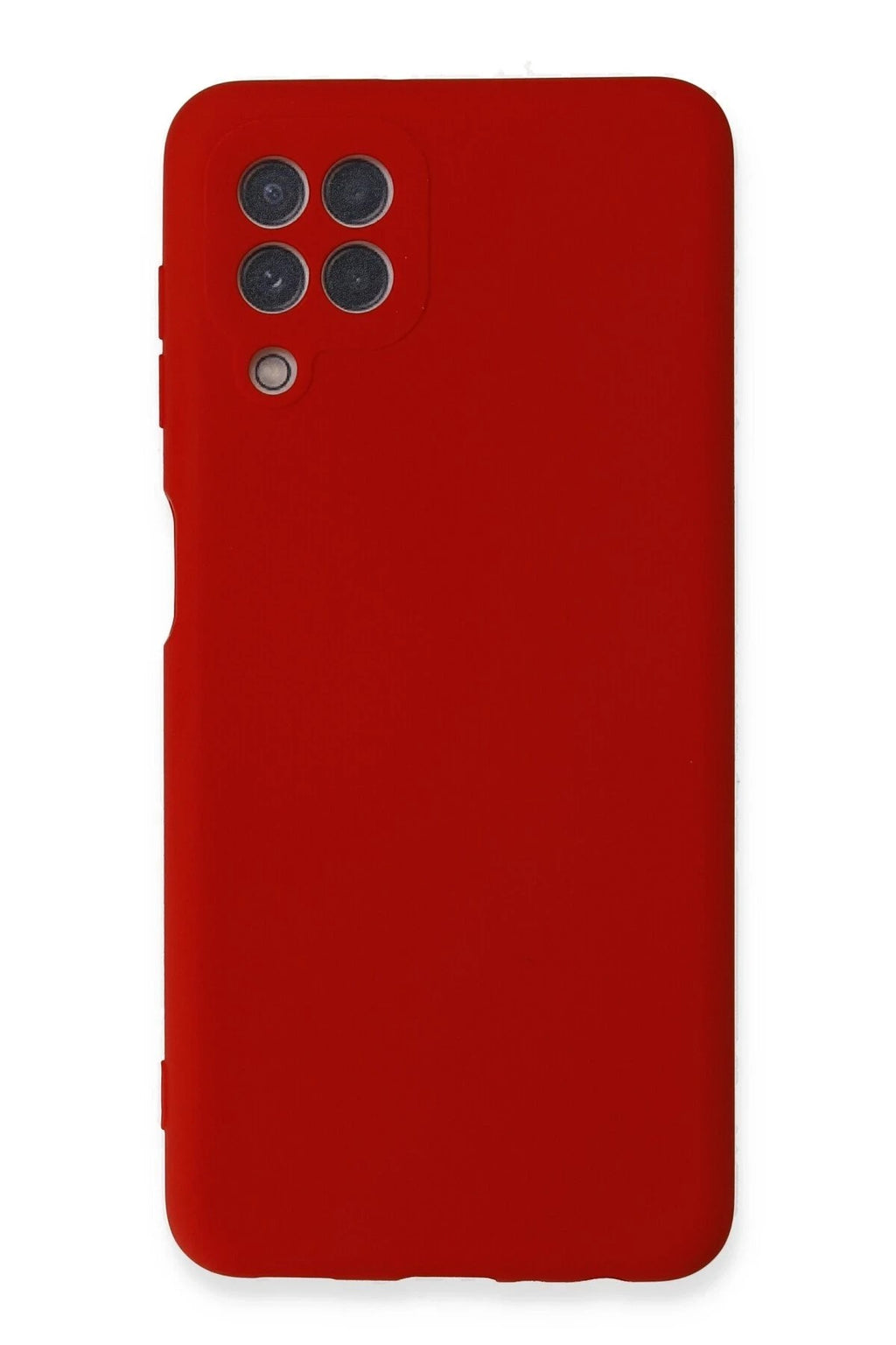 Mey İthalat® Samsung Galaxy A22 Kılıf Nano içi Kadife Silikon - Kırmızı