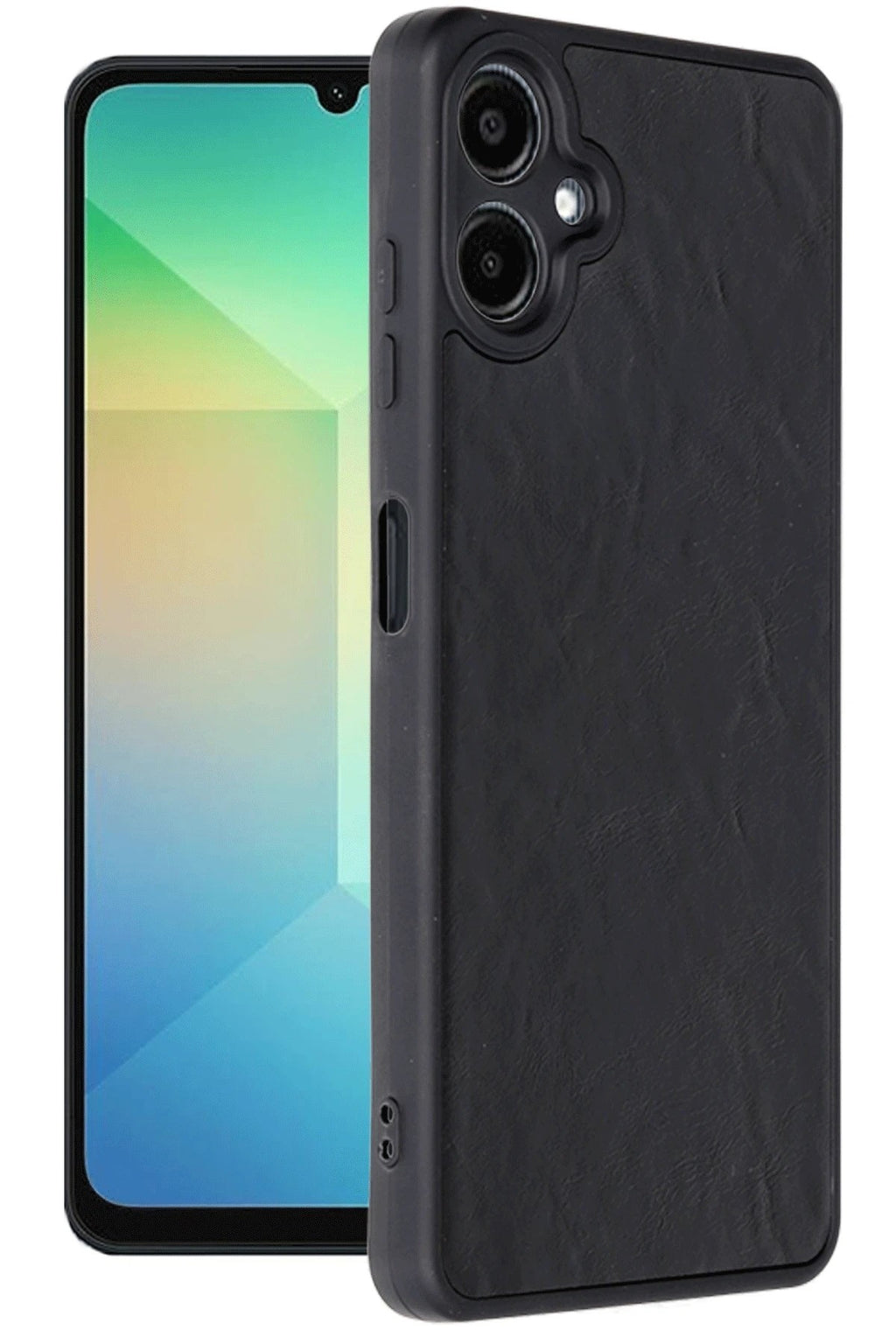 Mey İthalat® Samsung Galaxy A06 Kılıf Aras Deri Kapak - Siyah