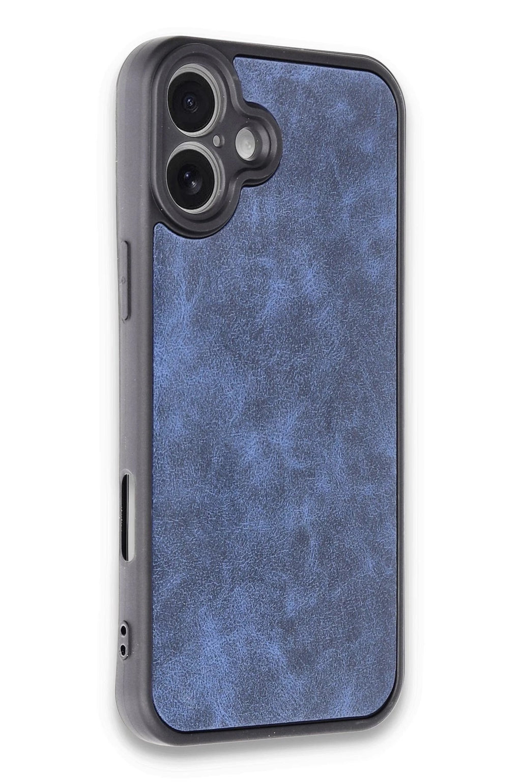 Mey İthalat® iPhone 16 Plus Kılıf Aras Deri Kapak - Lacivert