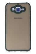 Mey İthalat® Samsung Galaxy J7 Kılıf Montreal Silikon Kapak - Yeşil
