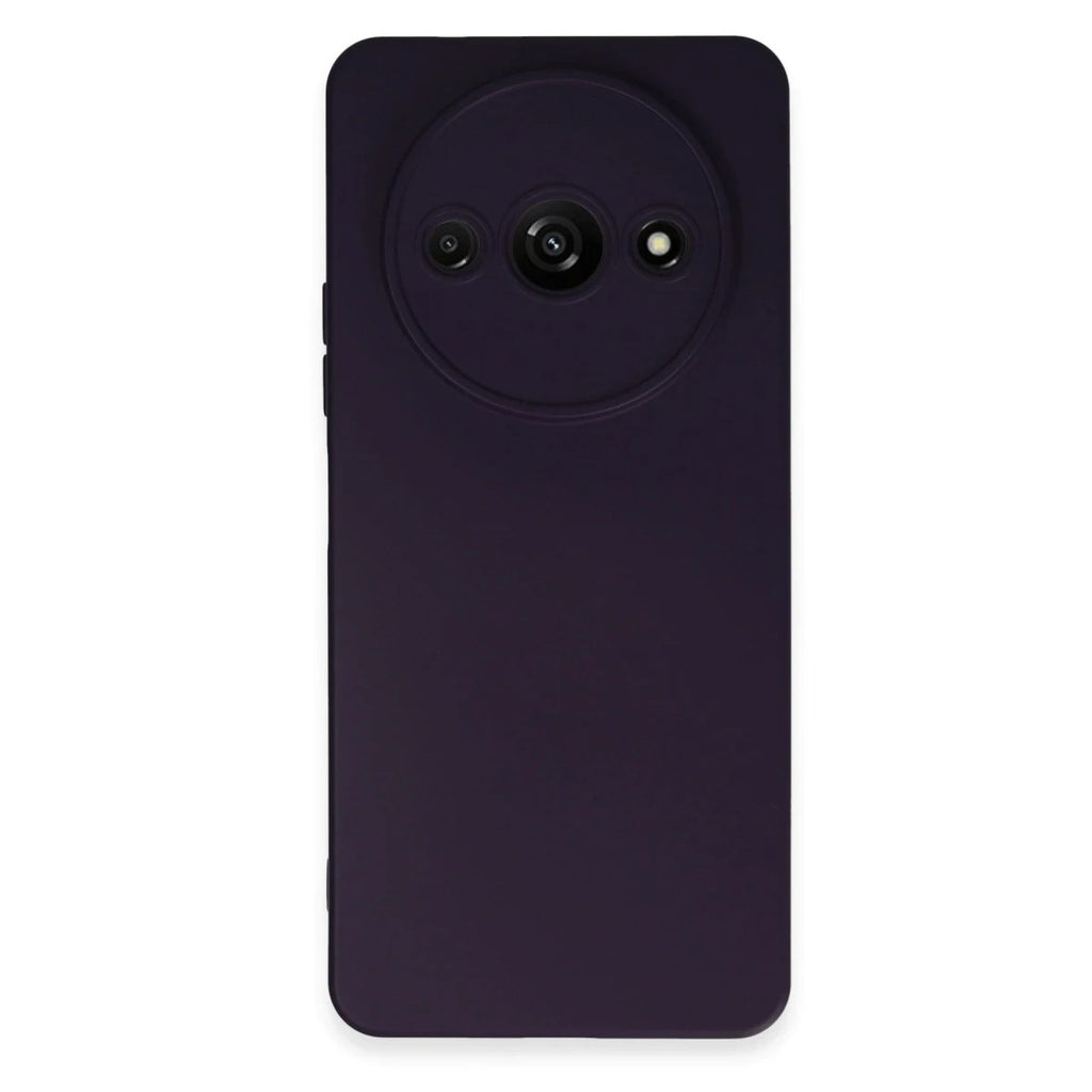 Mey İthalat® Redmi A3 4G Kılıf Nano içi Kadife Silikon - Mor