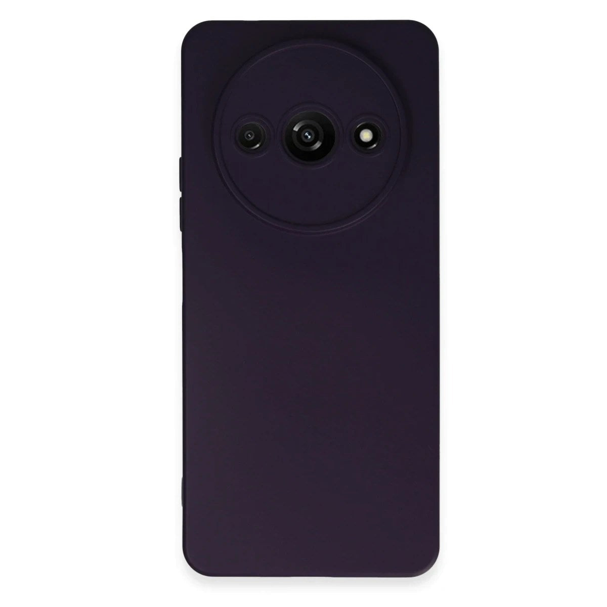 Mey İthalat® Redmi A3 4G Kılıf Nano içi Kadife Silikon - Mor