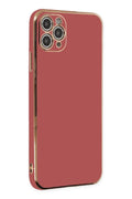 Mey İthalat® iPhone 11 Pro Max Kılıf Volet Silikon - Kırmızı