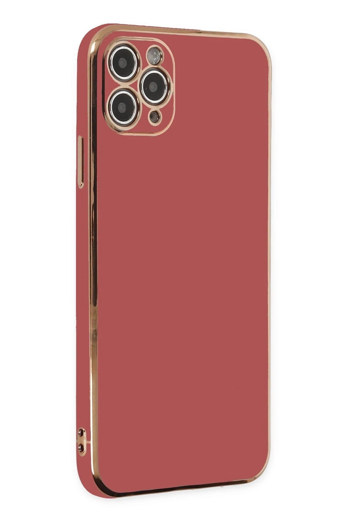 Mey İthalat® iPhone 11 Pro Max Kılıf Volet Silikon - Kırmızı