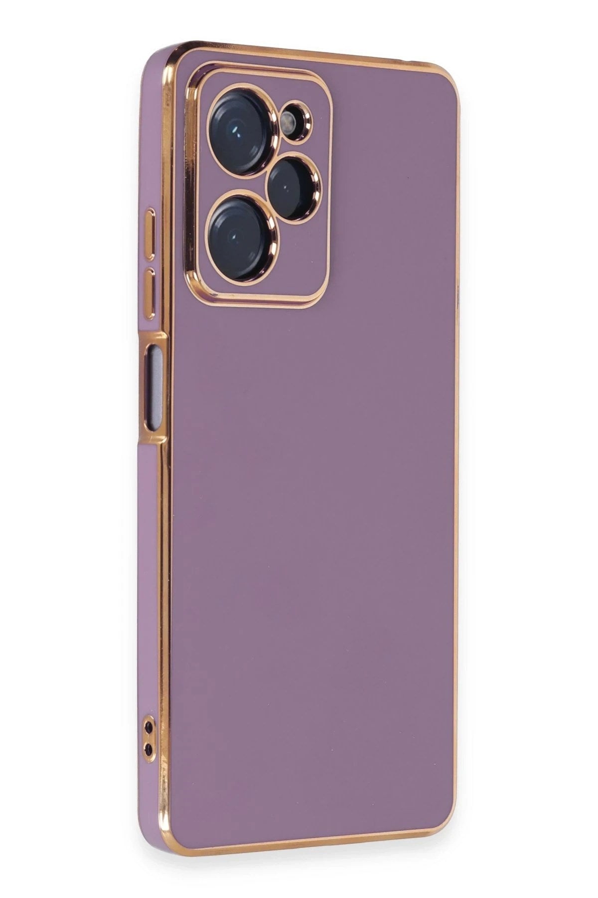 Mey İthalat® Poco X5 Pro 5G Kılıf Volet Silikon - Mor