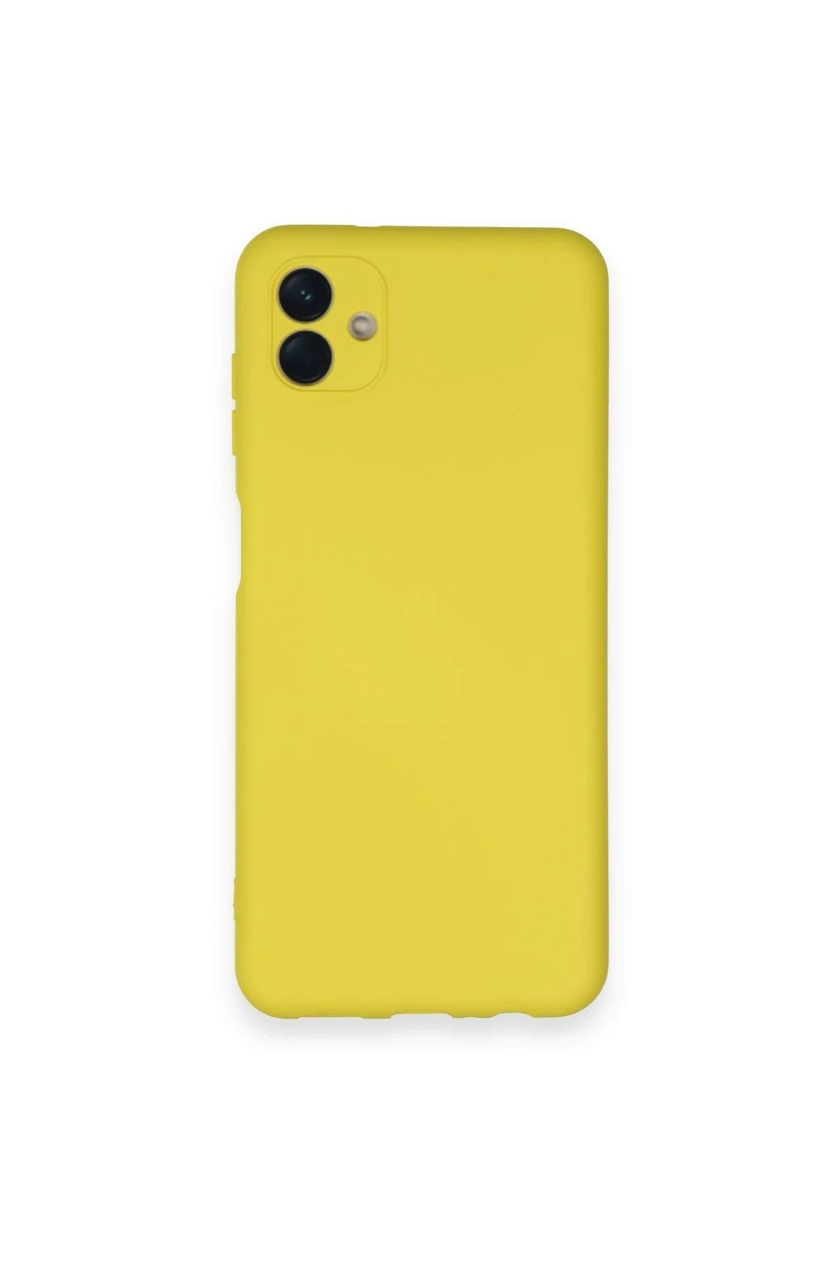 Mey İthalat® Samsung Galaxy A04 Kılıf Nano içi Kadife Silikon - Sarı