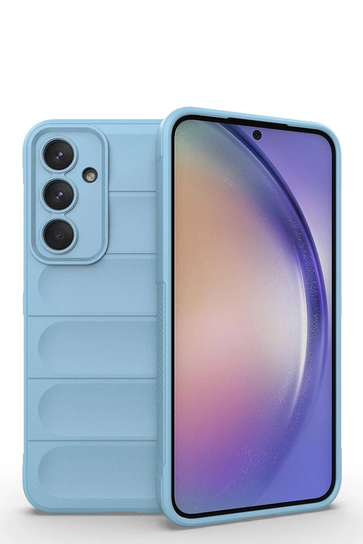 Mey İthalat® Samsung Galaxy M14 5G Kılıf Optimum Silikon - Sky Blue