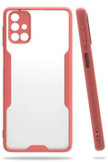 Mey İthalat® Samsung Galaxy M31S Kılıf Platin Silikon - Pembe