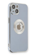 Mey İthalat® iPhone 14 Plus Kılıf Store Silikon - Sierra Blue