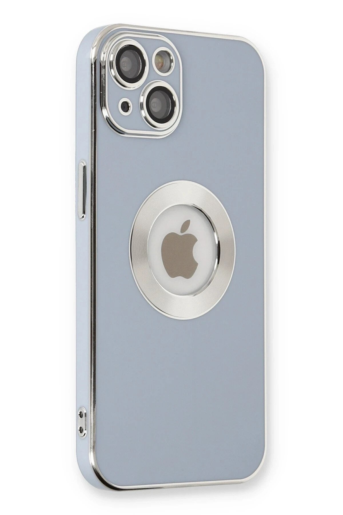 Mey İthalat® iPhone 14 Plus Kılıf Store Silikon - Sierra Blue