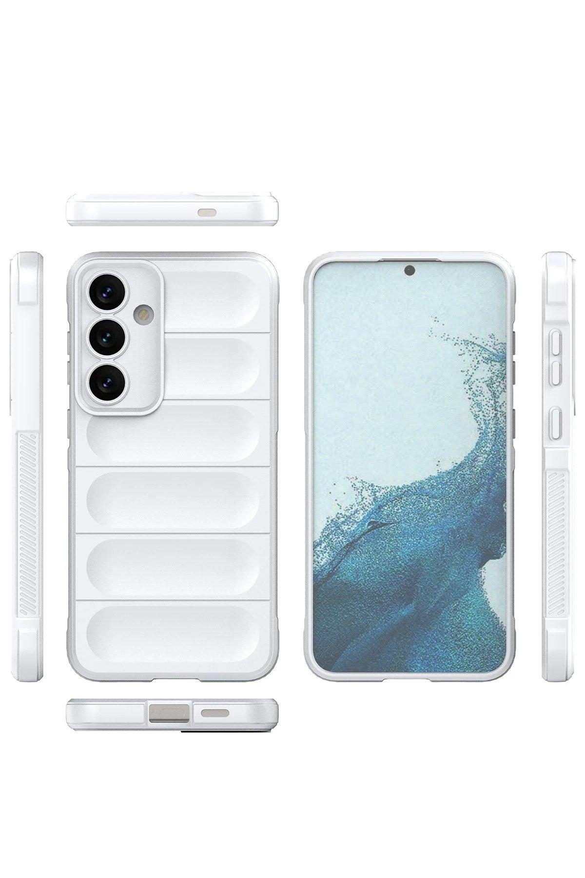 Mey İthalat® Samsung Galaxy S24 Kılıf Optimum Silikon - Krem