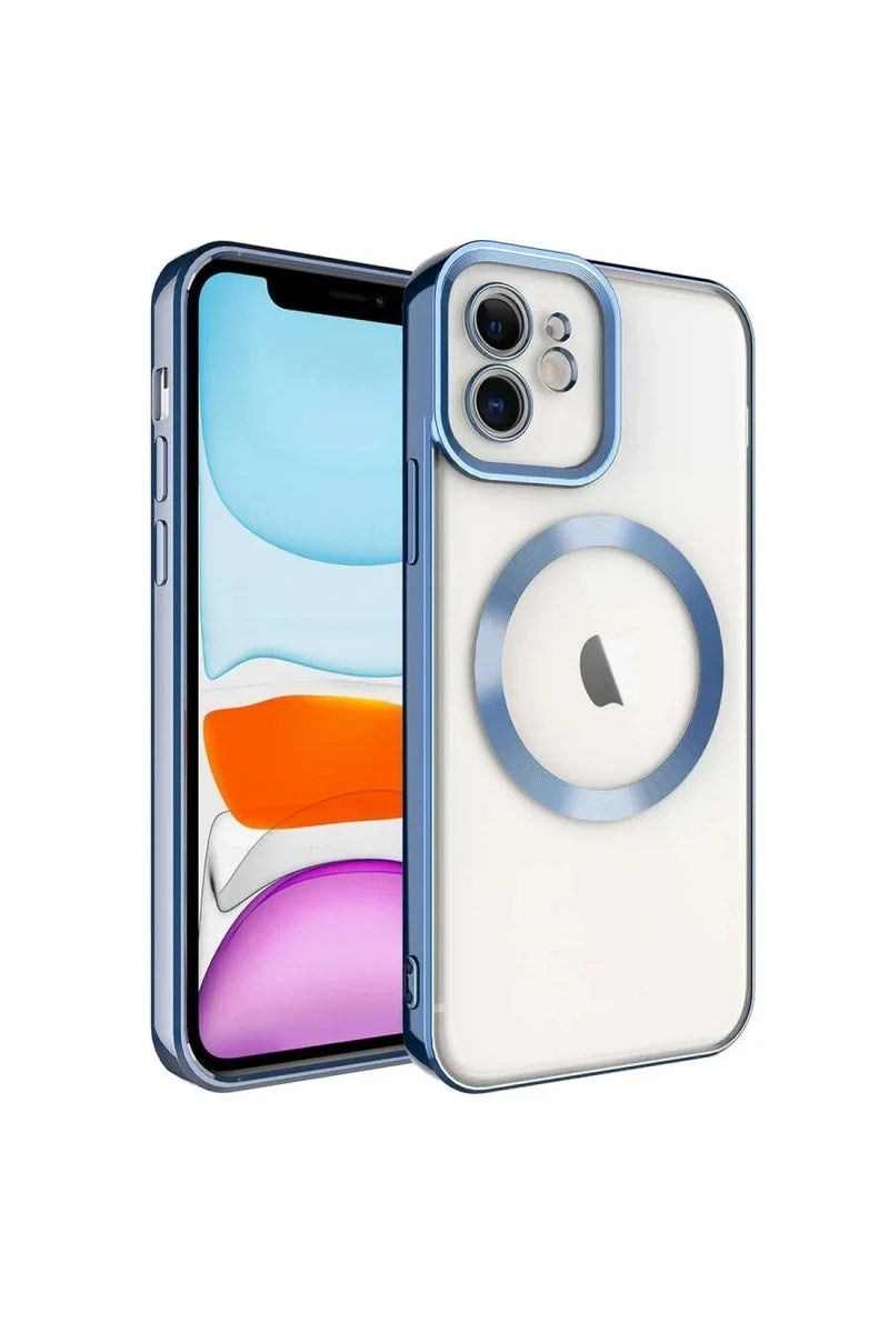 Mey İthalat® iPhone 11 Kılıf Kross Magneticsafe Kapak - Sierra Blue