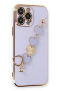 Mey İthalat® iPhone 14 Pro Kılıf Esila Silikon - Lila