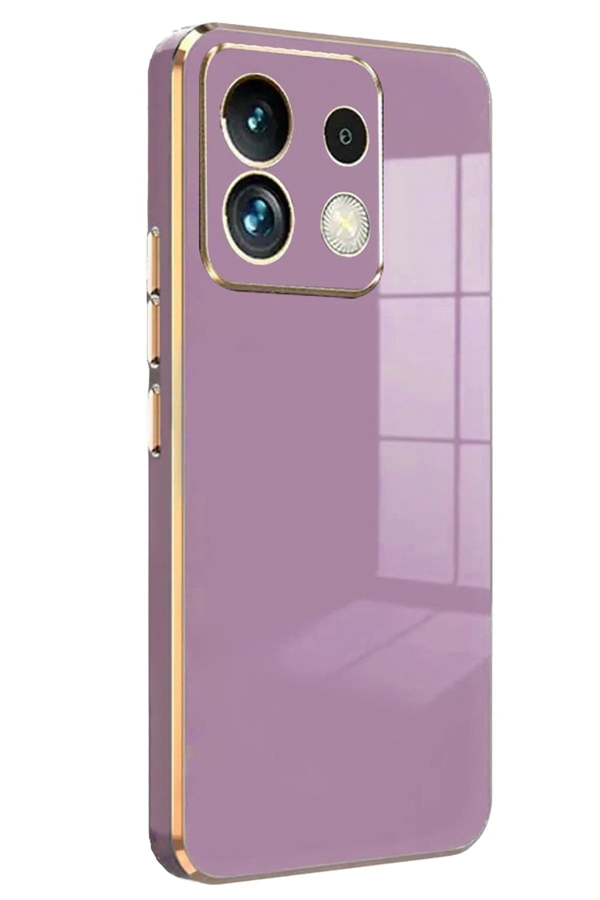 Mey İthalat® Redmi Note 13 5G Kılıf Volet Silikon - Mor