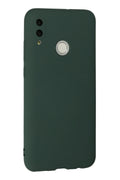 Mey İthalat® Huawei P Smart 2019 Kılıf Nano içi Kadife Silikon - Koyu Yeşil