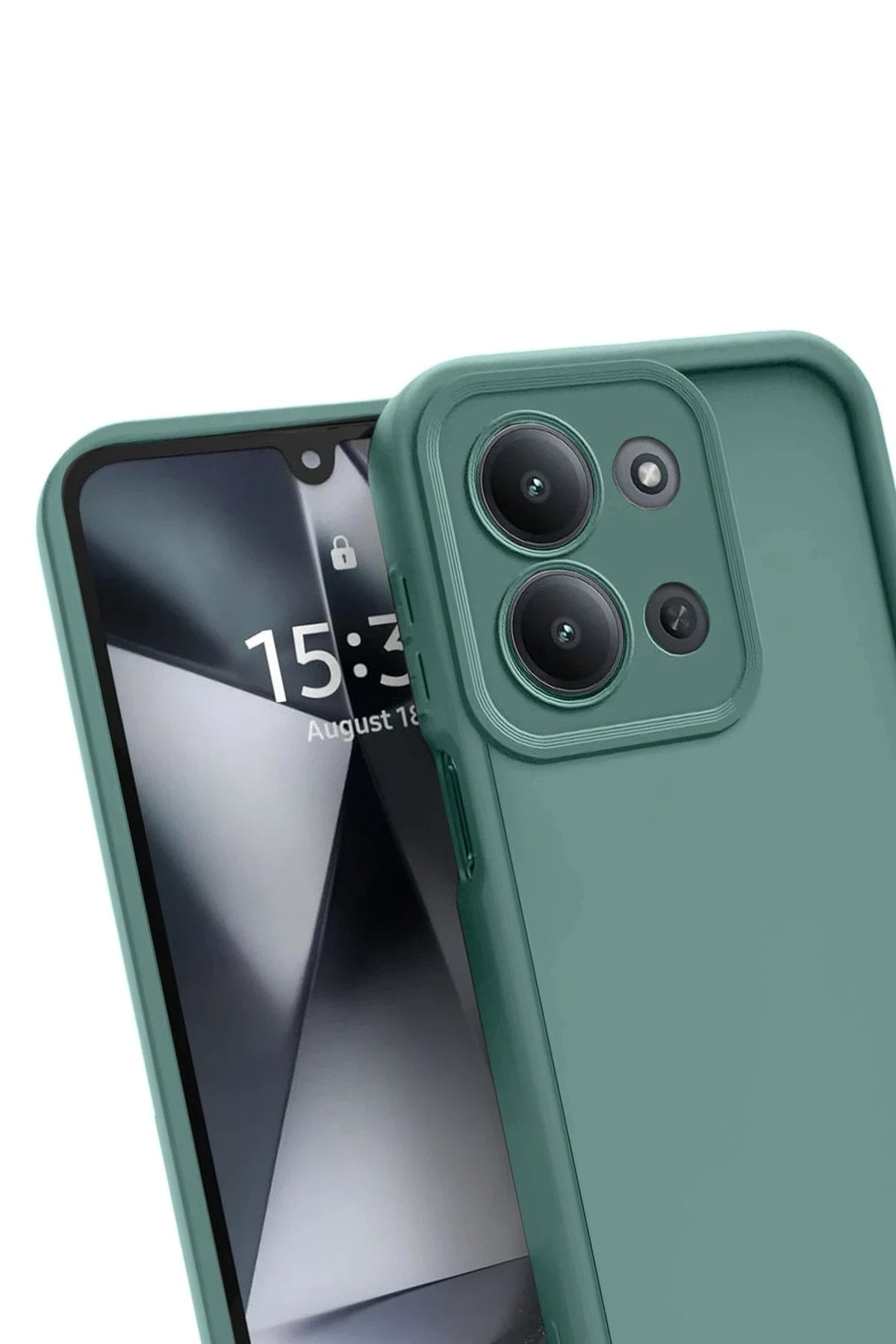 Mey İthalat® Redmi 15C 4G Viera Silikon - Koyu Yeşil