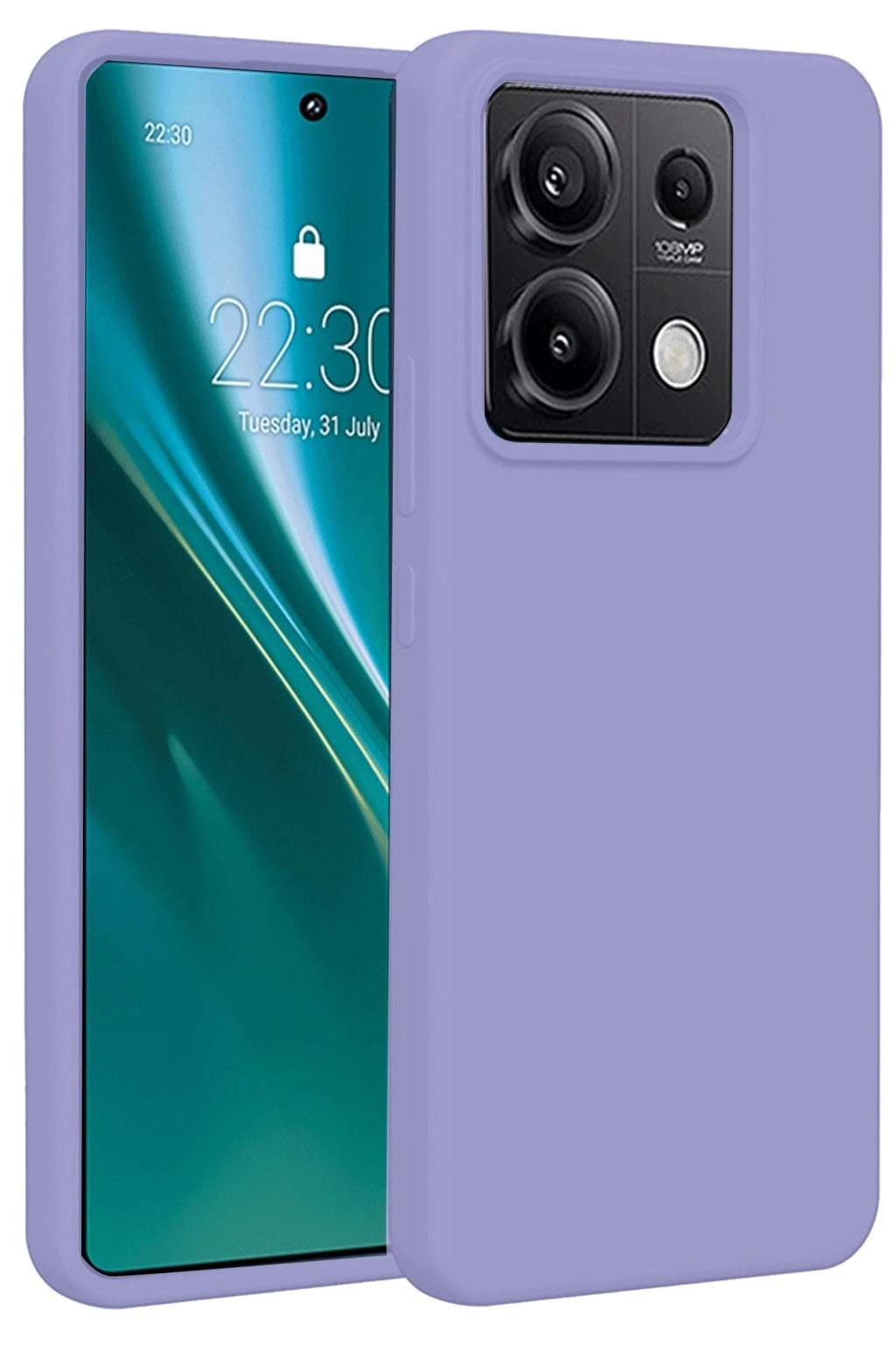 Mey İthalat® Redmi Note 13 Pro 4G Kılıf First Silikon - Lila