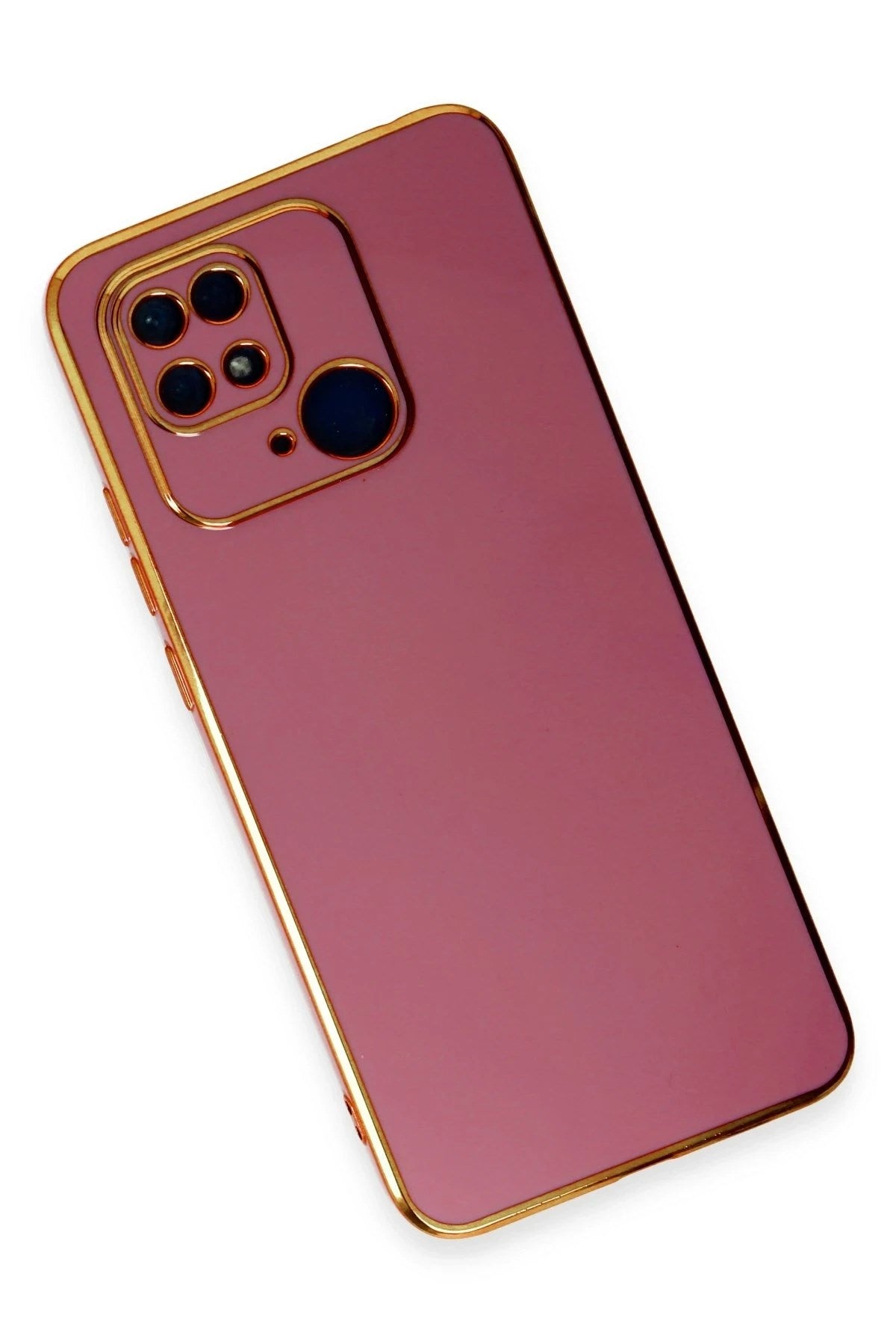 Mey İthalat® Redmi 10C Kılıf Volet Silikon - Kırmızı