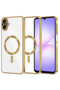 Mey İthalat® Samsung Galaxy A07 4G Kross Magneticsafe Kapak - Gold