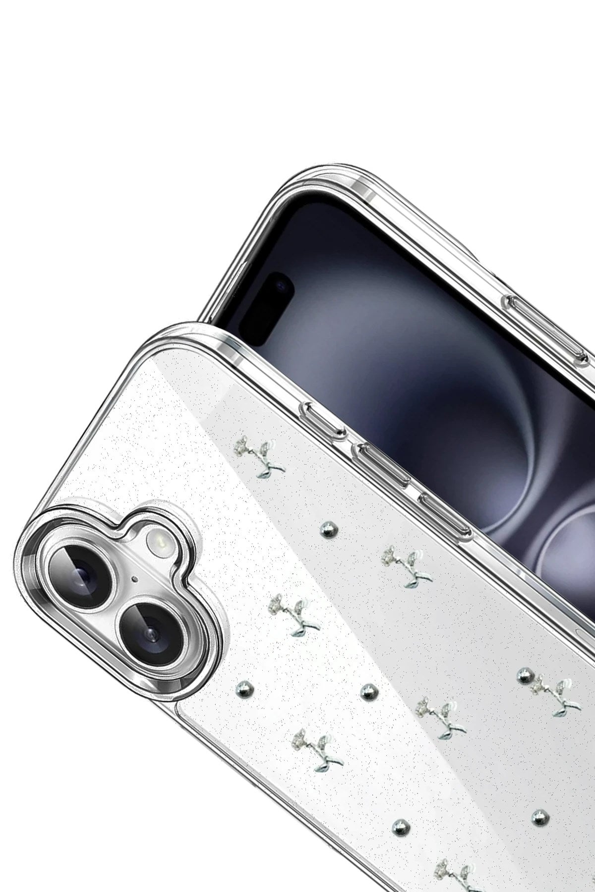 Mey İthalat® iPhone 17 Fiyonk Desenli Kapak - Desen 4