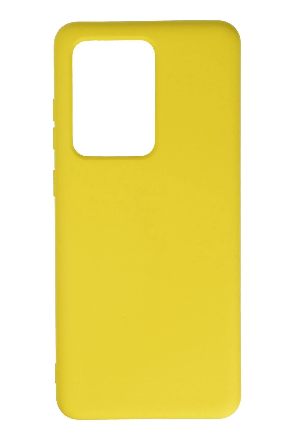 Mey İthalat® Samsung Galaxy S20 Ultra Kılıf Nano içi Kadife Silikon - Sarı