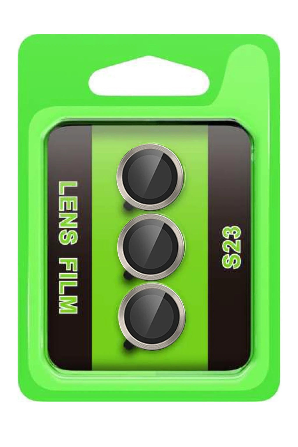 Mey İthalat® Samsung Galaxy S23 Raze Metal Kamera Lens - Gri