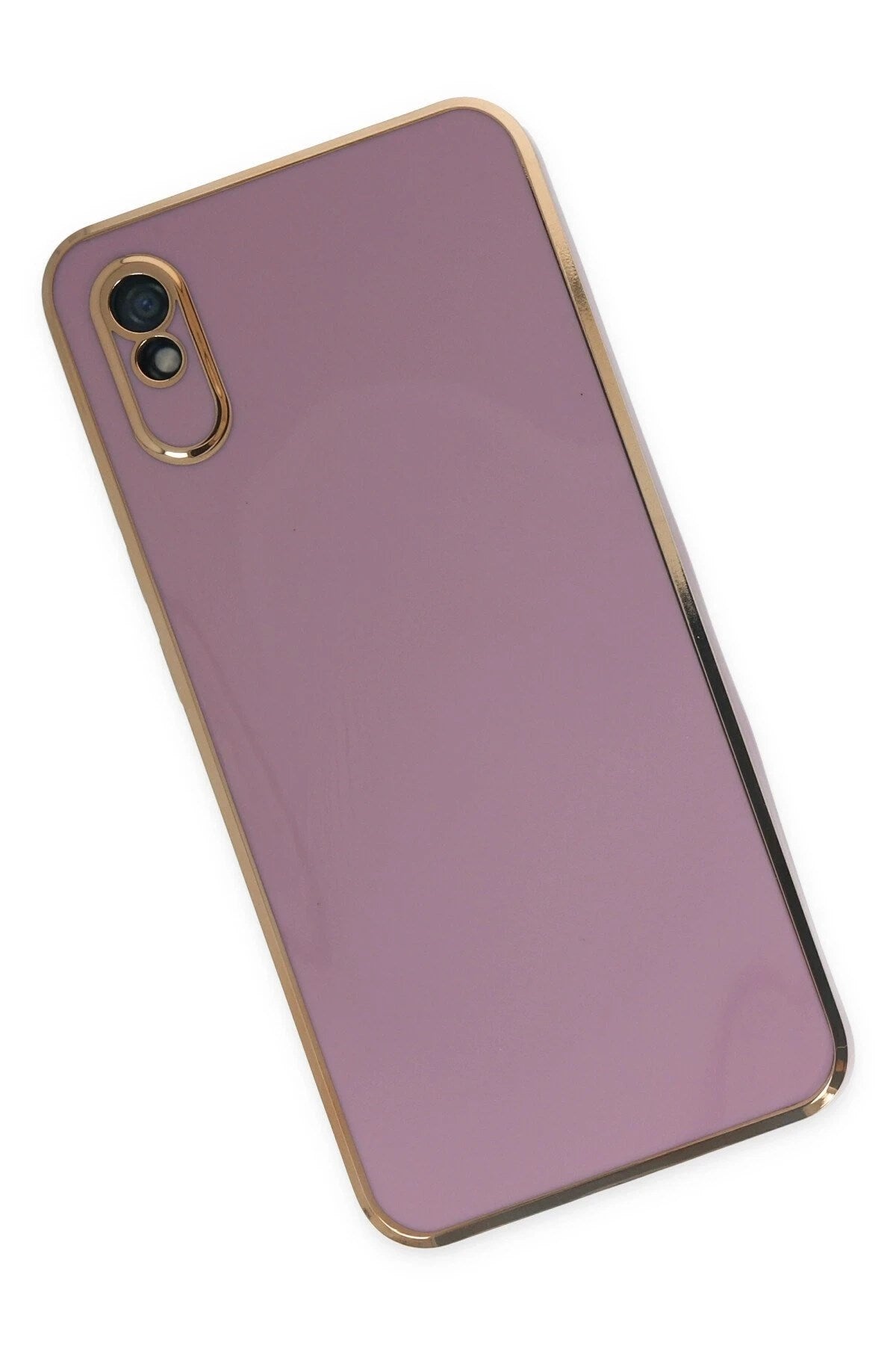 Mey İthalat® Redmi 9A Kılıf Volet Silikon - Mor
