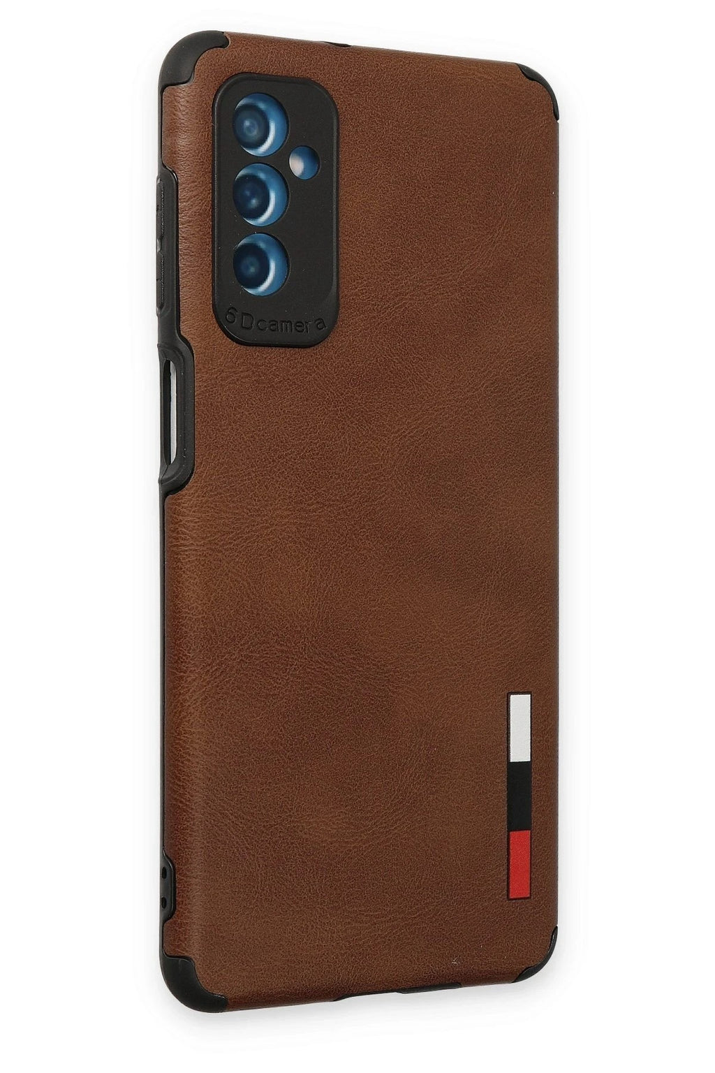 Mey İthalat® Samsung Galaxy M52 5G Kılıf Loop Deri Silikon - Kahverengi
