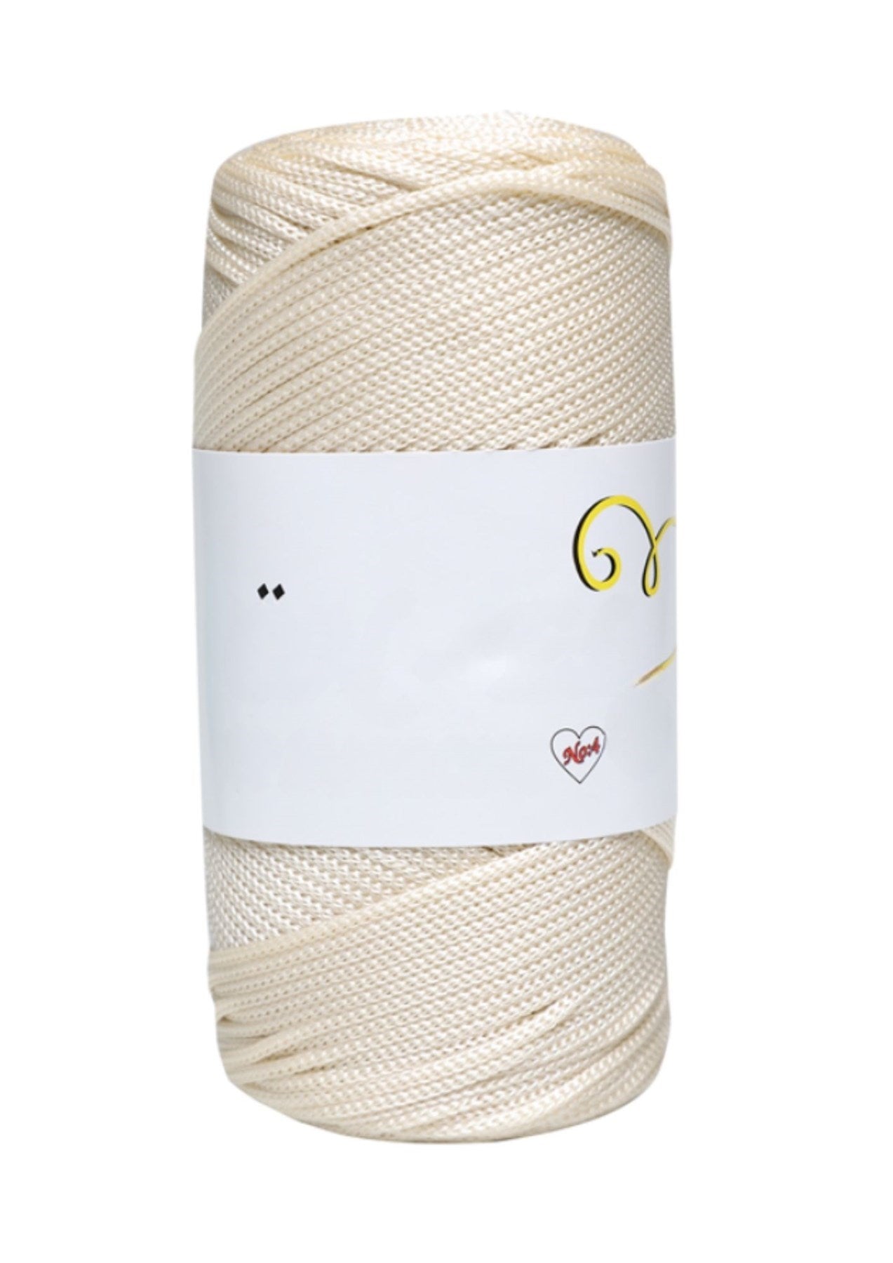 Makrome İpi 3mm Polyester Krem