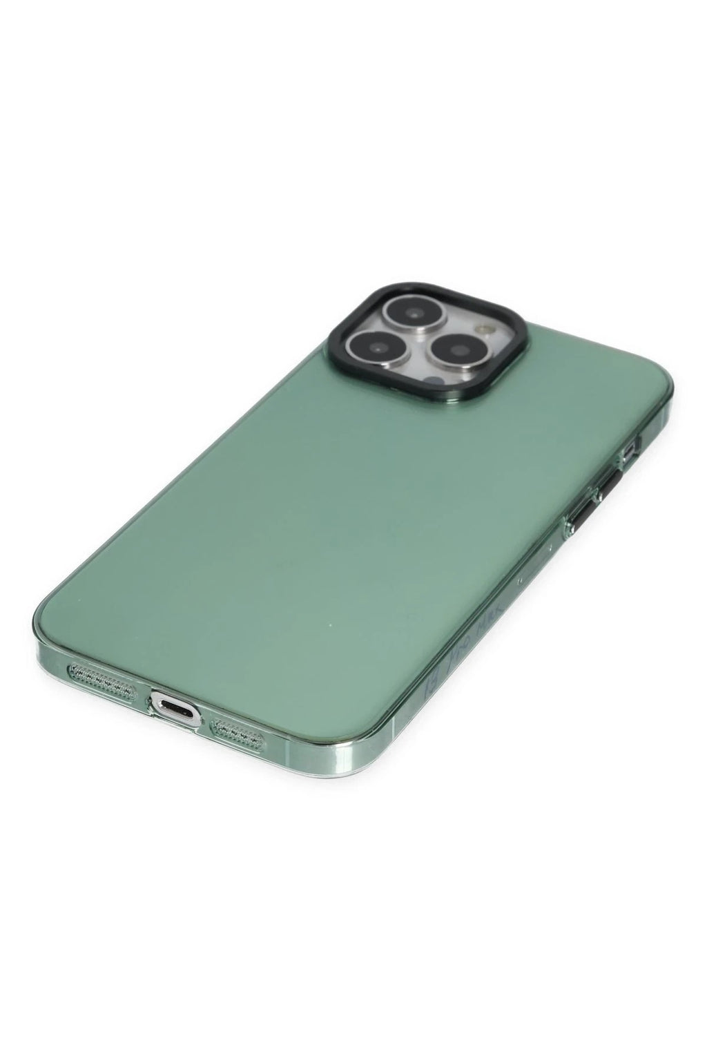 Mey İthalat® iPhone 14 Pro Kılıf Anka PC Sert Metal Kapak - Yeşil