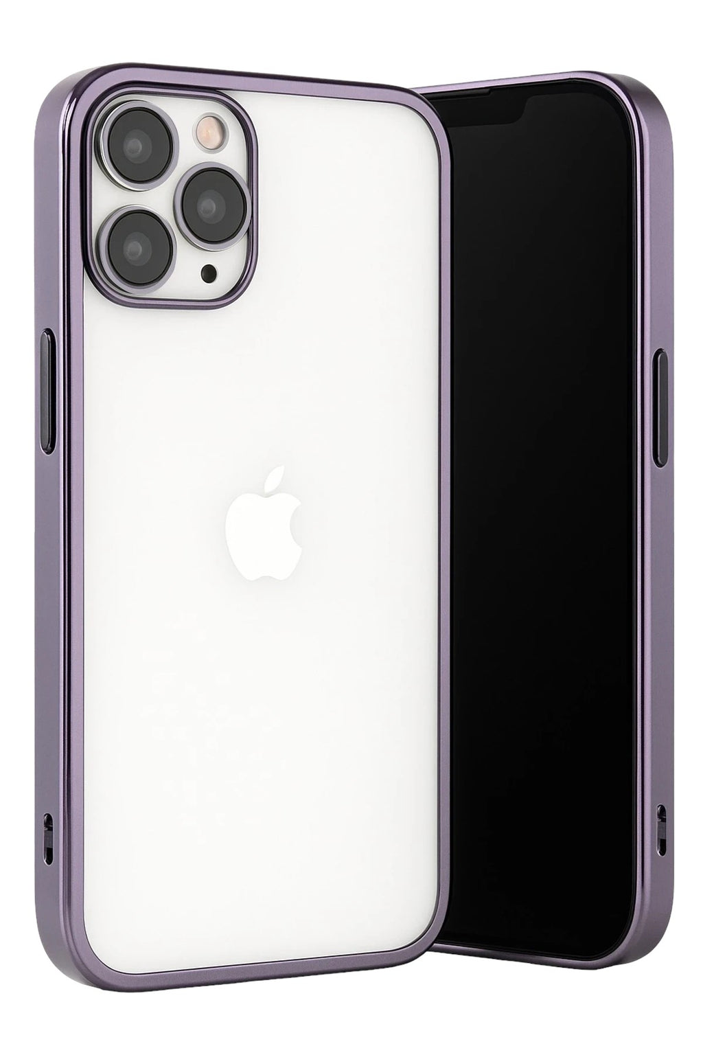 Mey İthalat® iPhone 13 Pro Max Kılıf Lensli Silikon - Mor
