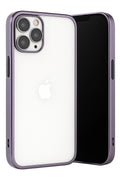 Mey İthalat® iPhone 13 Pro Max Kılıf Lensli Silikon - Mor